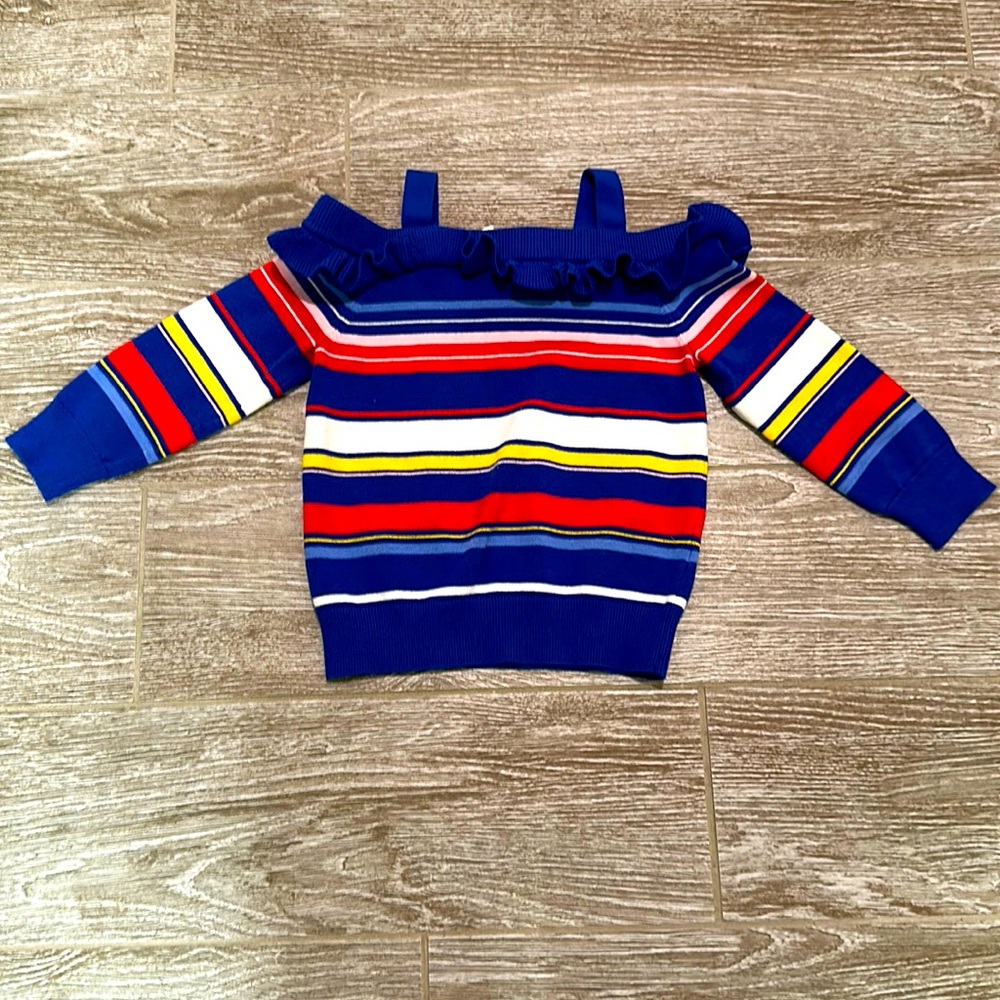 Janie and Jack 2T Cold Shoulder Sweater - like new